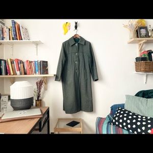 SOLD 60s Classic Dress Long Coat